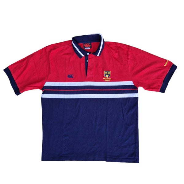 Front of vintage Munster rugby polo