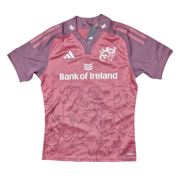 Front of 2024 2025 Munster Rugby European Jersey