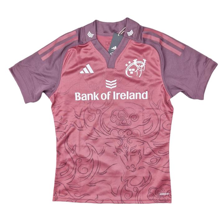 Front of 2024 2025 Munster Rugby European Jersey