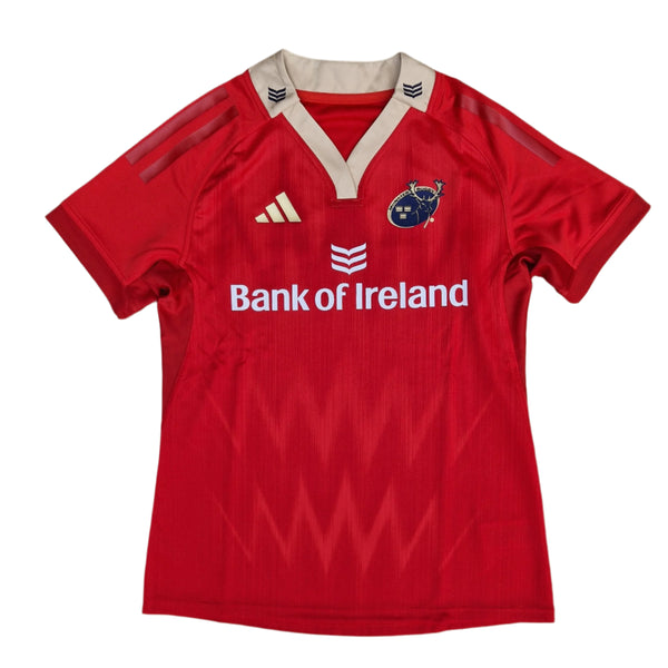 Front of 2023 2024 2025 Munster Rugby home jersey