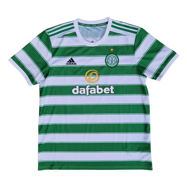 Front of 2021 2022 Celtc jersey