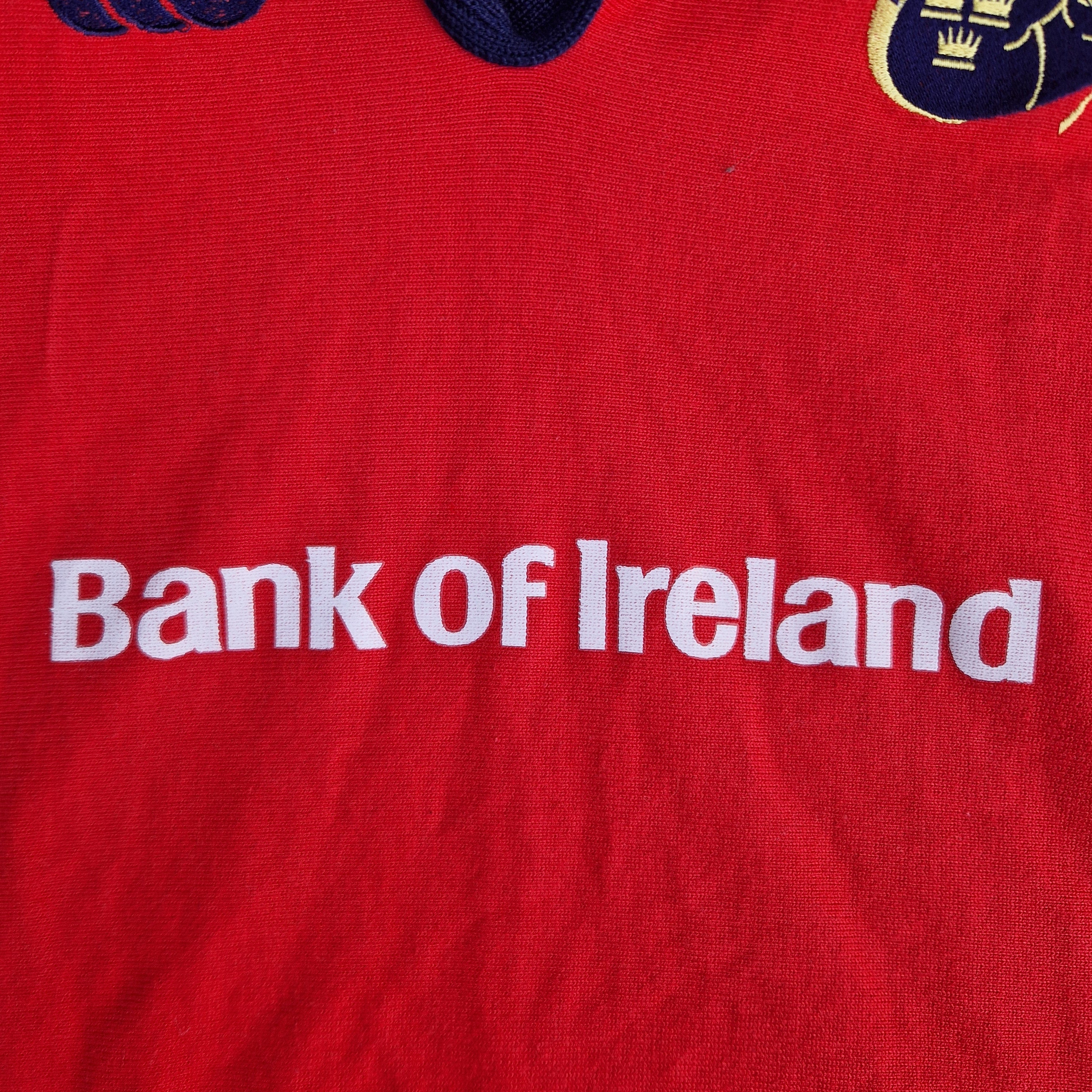 2003/04 Munster Rugby Jersey (Excellent) 6 Years – onsidejerseys