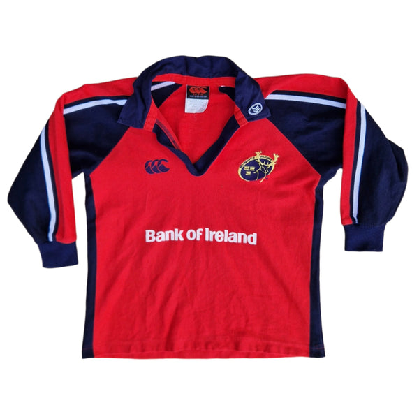 2003/04 Munster Rugby Jersey (Excellent) 6 Years