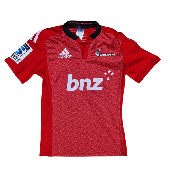 Front of 2014 Crusaders Rugby Jersey