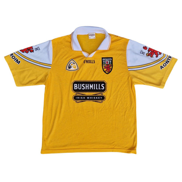 front of 1999/2000 Antrim GAA jersey 