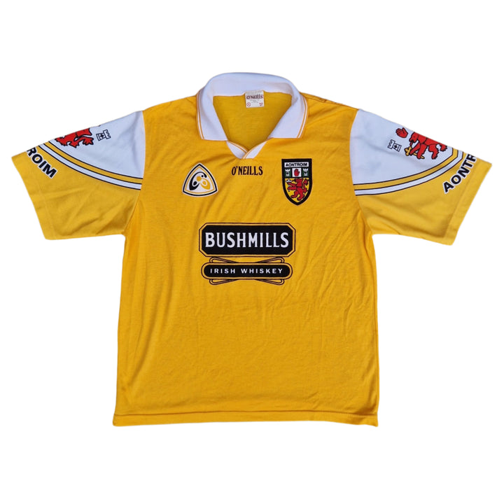 front of 1999/2000 Antrim GAA jersey 