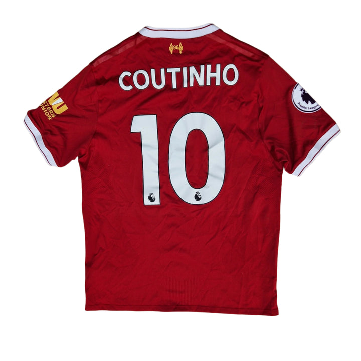 2017/18 Liverpool Shirt with Coutinho name set