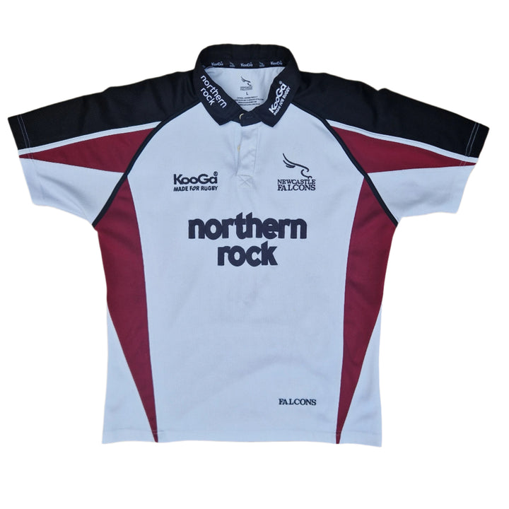 front of 2005/06 Newcastle Falcons Rugby Jersey 