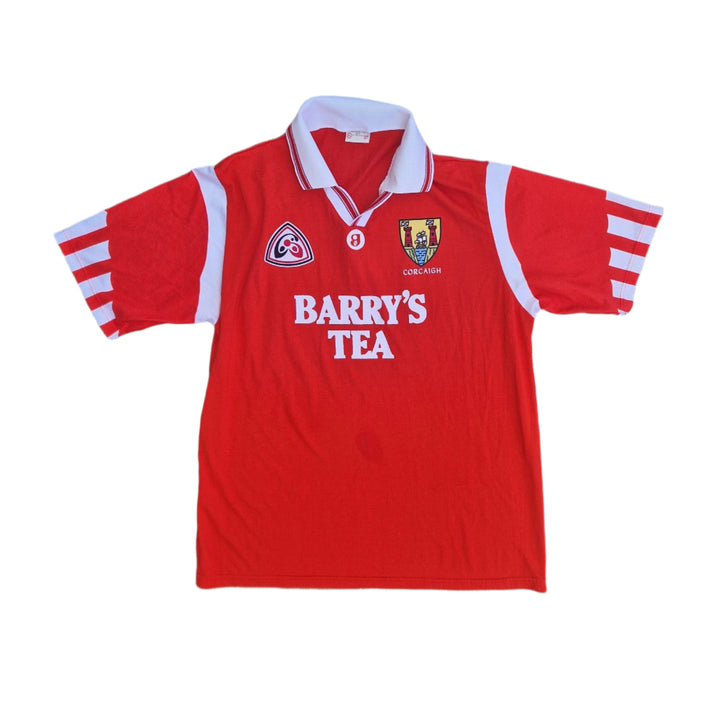 Front of vintage 1994 to 1996 Cork GAA hurling Jersey