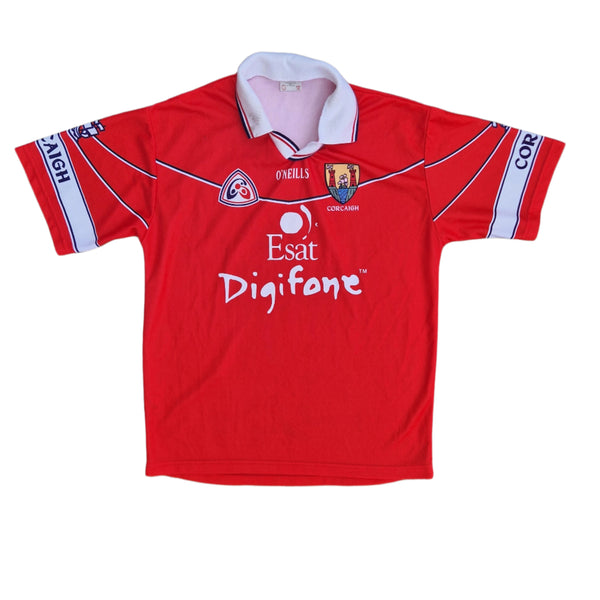 Front of 2000 2001 Cork GAA hurling Jersey