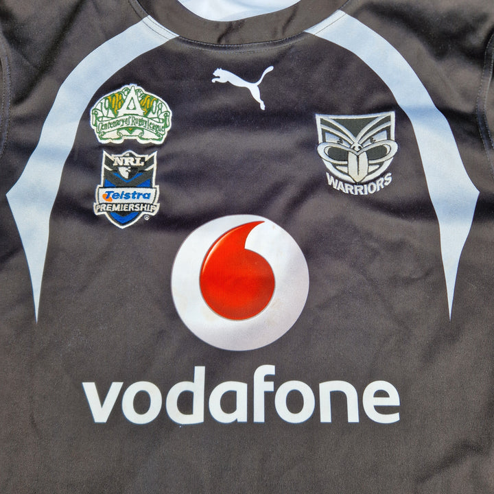 front of 2008  New Zealand Warriors Jersey 