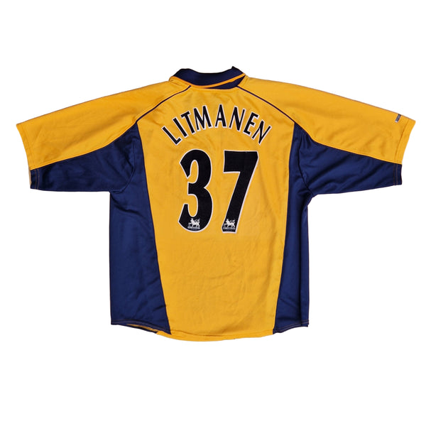 2000/01 Liverpool Away Jersey with Litmanen name set