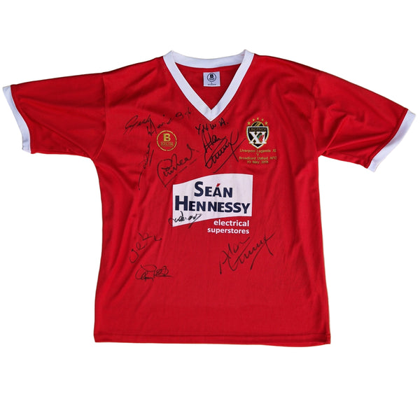 Front of Signed 2015 Liverpool Legends Jersey