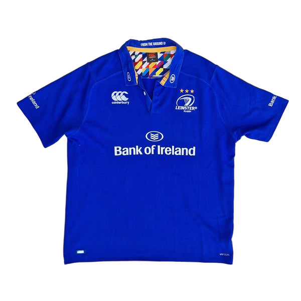 Front of 2017 Leinster rugby fan jersey