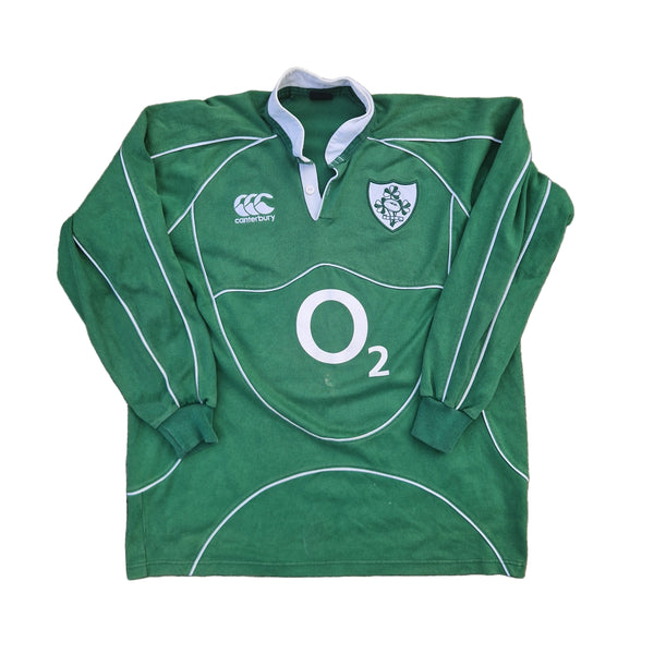 Front of long sleeve 2007 2009 Ireland Rugby Jersey