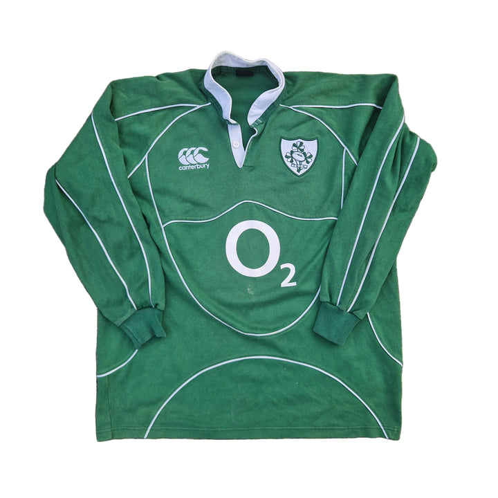 Front of long sleeve 2007 2009 Ireland Rugby Jersey