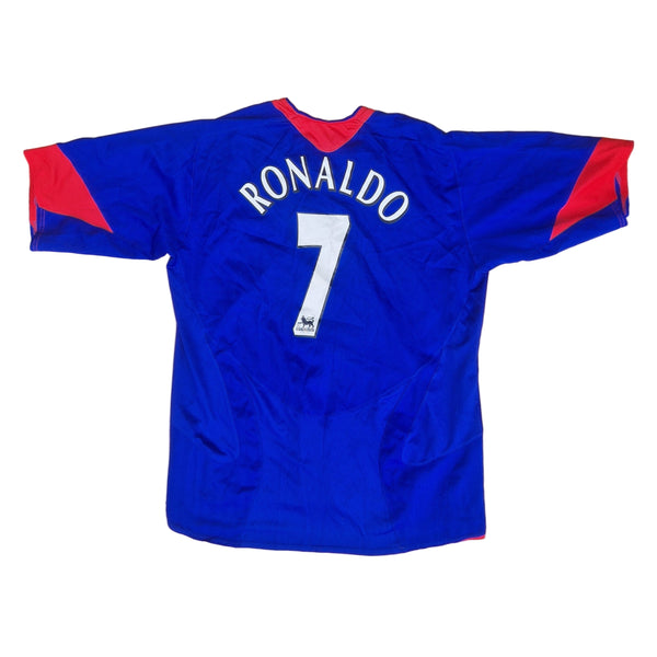 2005/07 Manchester United Away Jersey with Ronaldo name set