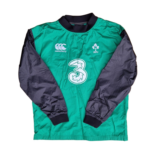 Front of Irish rugby Canterbury drill top