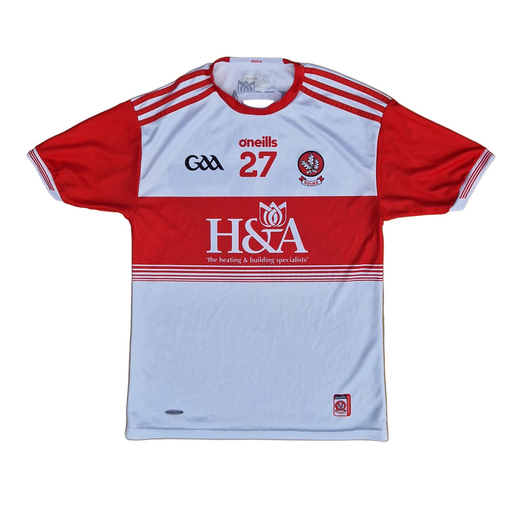 Front of 2019 Tight Fit Derry GAA Jersey