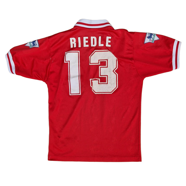 Front of 1997 Liverpool Home Shirt Riedle name set