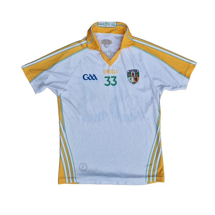 Front of Tight Fit 2007/08 Antrim Away Jersey