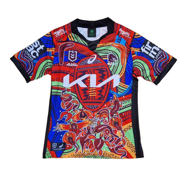 Front of Brisbane Broncos Rugby Jersey