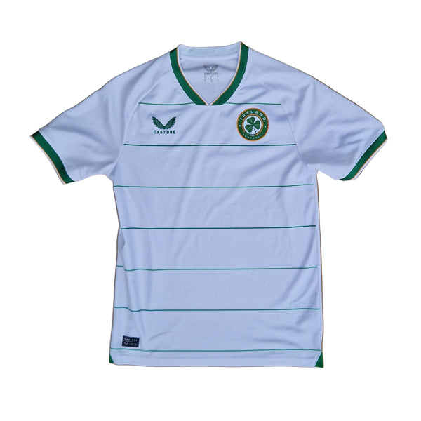 Front of 2023 Irish Soccer away jersey