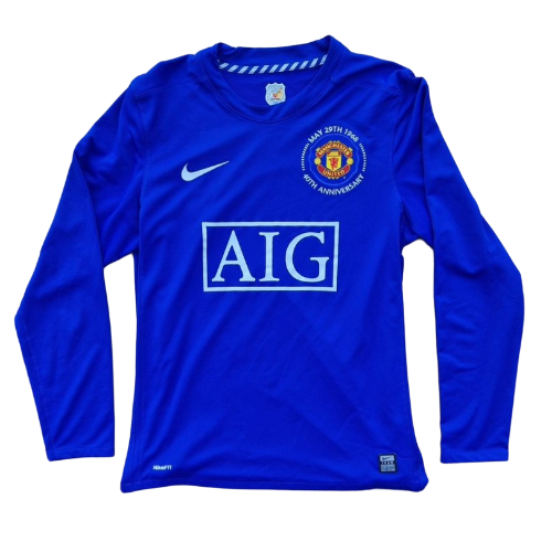 Front of 2008/09 Manchester United Away shirt, long sleeve