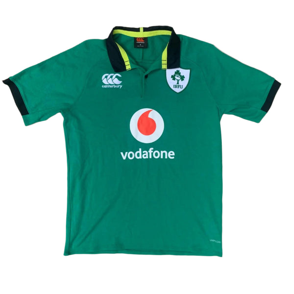 Front of fan Irish rugby cotton rugby jersey