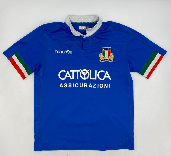 front of 2018/19 Italy Rugby Jersey