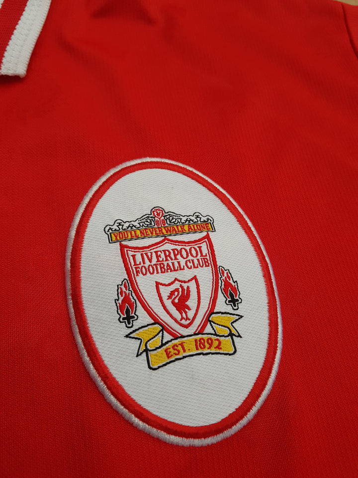 Crest on 1997 Liverpool Home Shirt