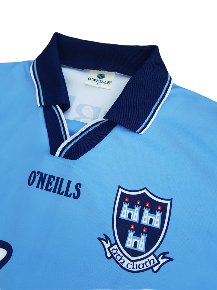 Collar of 2000/02 Vintage Dublin GAA Jersey