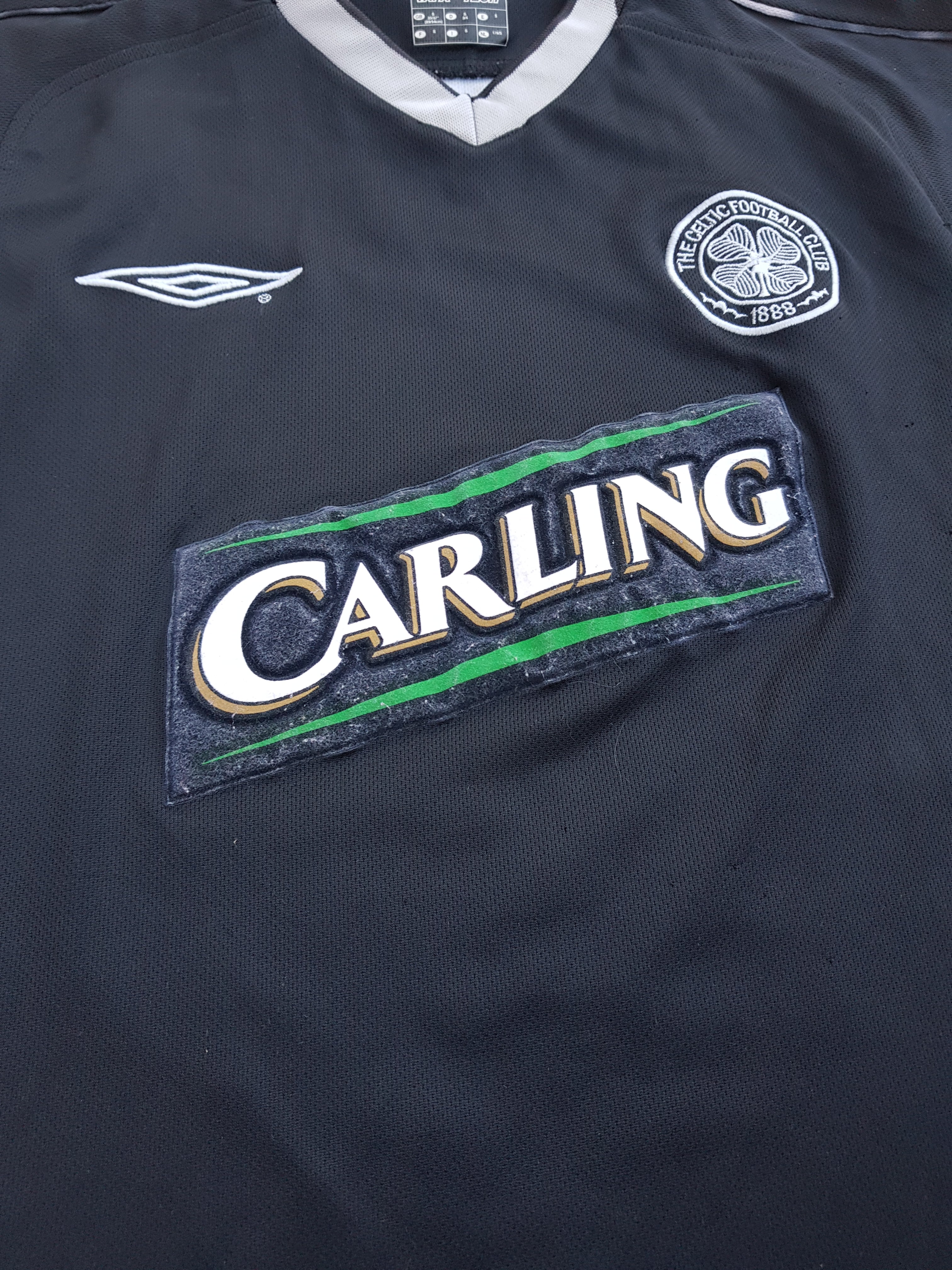 2003-05 Celtic Match Issue Champions League GK Shirt Marshall #22