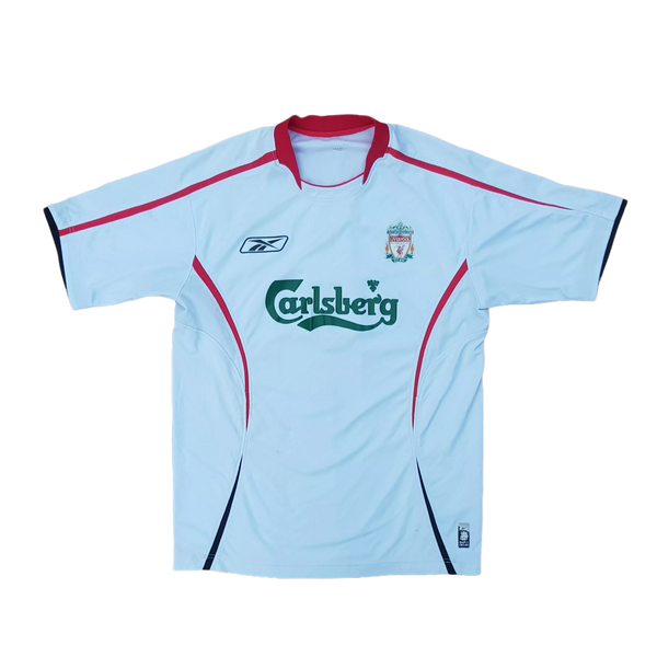 Vintage Liverpool Away Football Shirt from the 2005-06 season