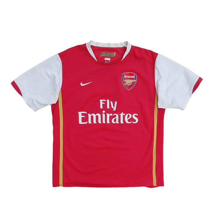 front of 2006 2007 Arsenal Home Shirt. Classic football kit