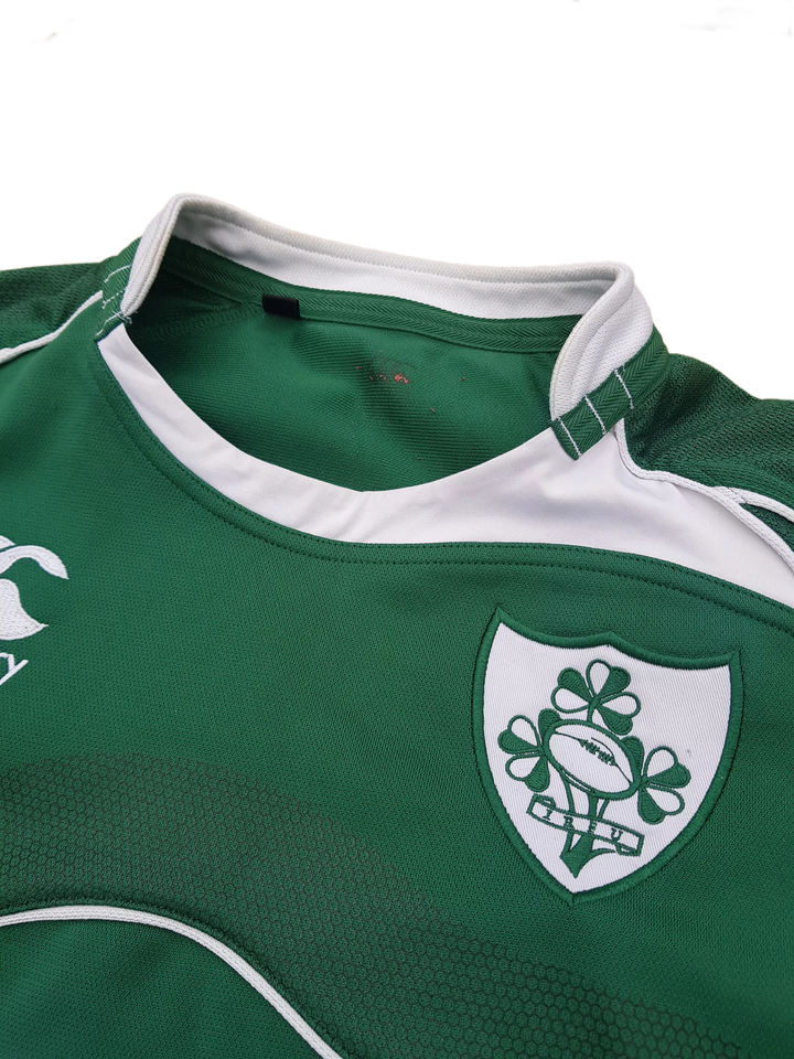 Ireland grand slam winning jersey. 2007 2009 Vintage Ireland Rugby Jersey
