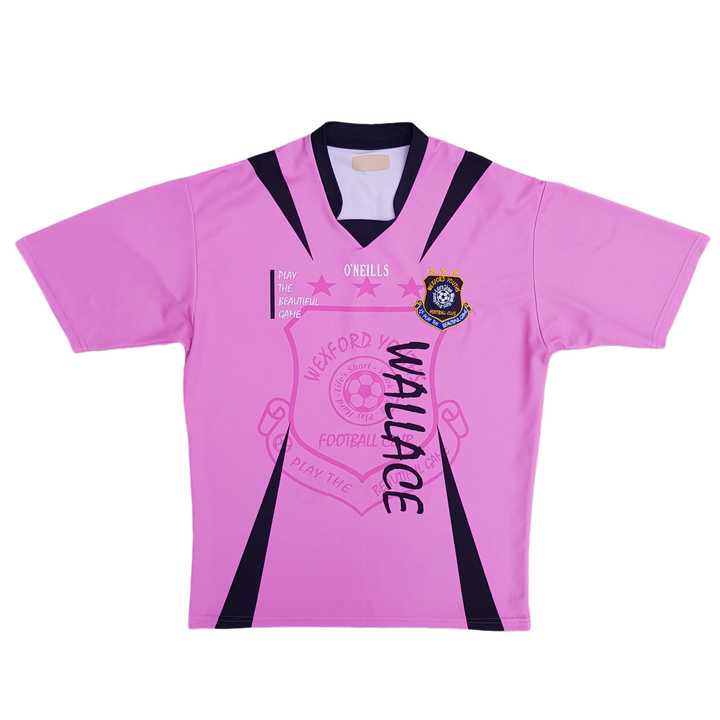 2008/09 Wexford Youths pink football shirt front