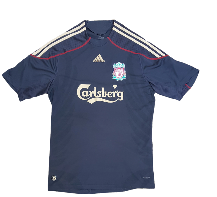 Front of 2009/10 classic Adidas Liverpool Away football shirt