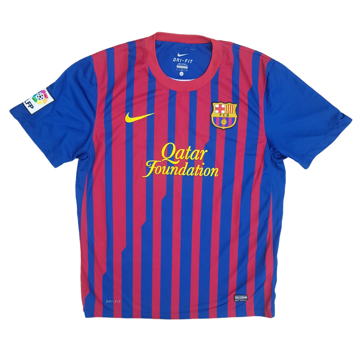 front of vintage 2011/12 Barcelona Shirt