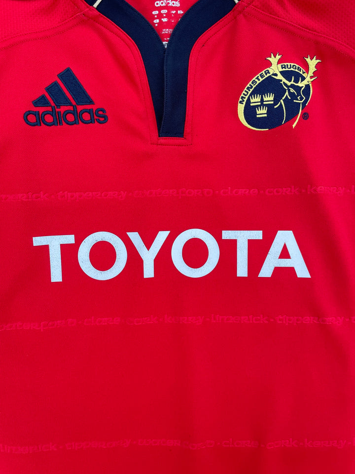 Sponsor on classic 2011 2012 Munster rugby Jersey