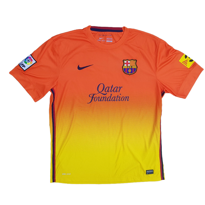 front of vintage 2012 2013 Barcelona Away Shirt front