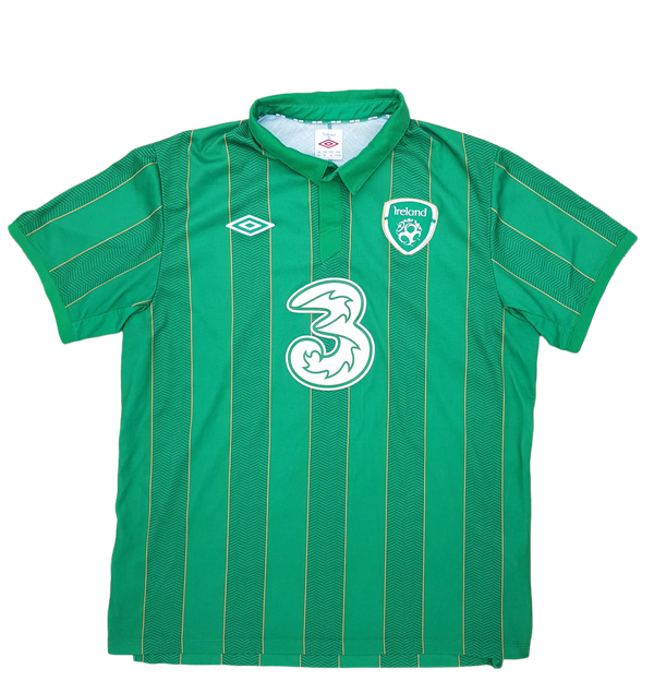 Front of 2012 Ireland Home footbal Jersey 