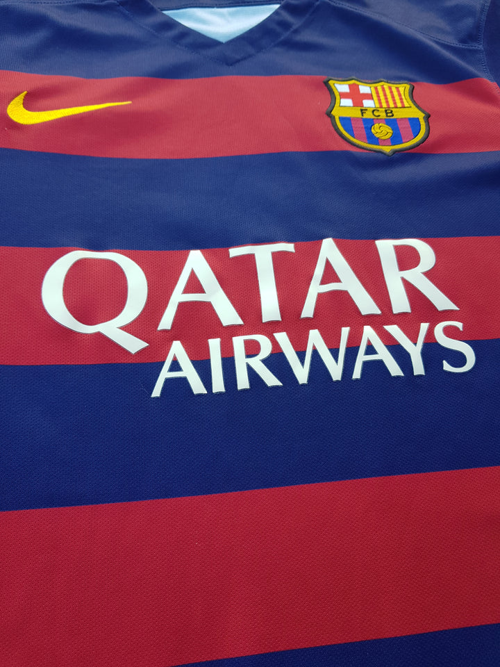 Front of 2015/16 Barcelona Jersey