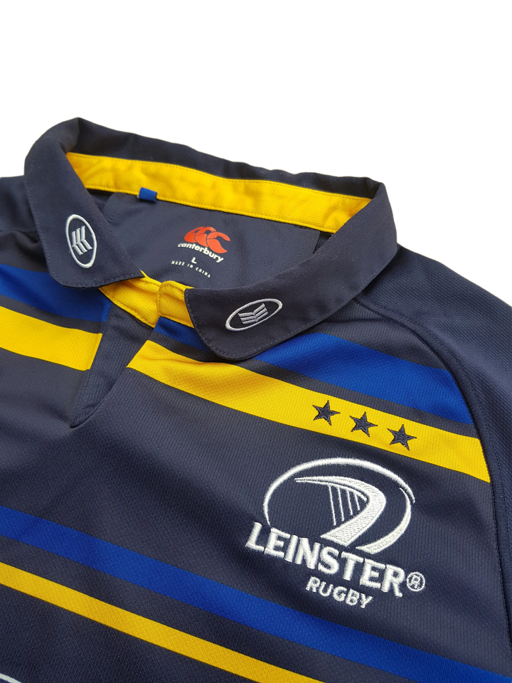 Collar of 2016 2017 Leinster Rugby European Jersey 