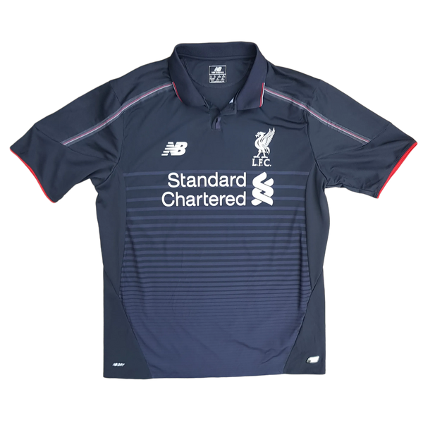 Front of front of 2016/17 New Balance Liverpool away shirt