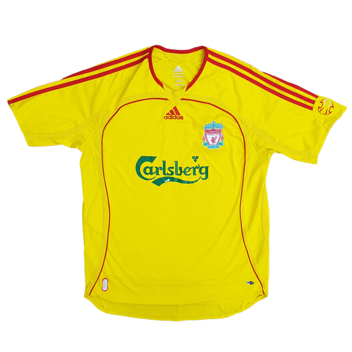 2006/07 Liverpool yellow away kit