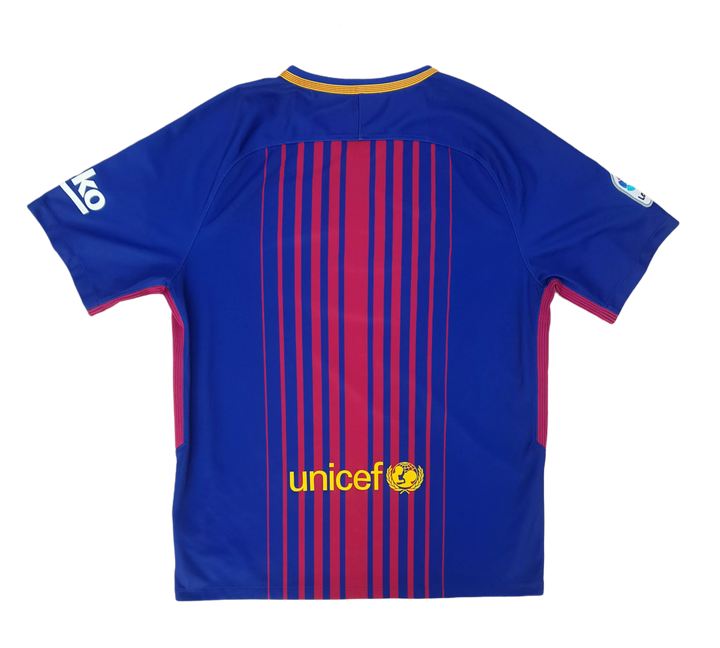 back of 2017/18 Barcelona shirt