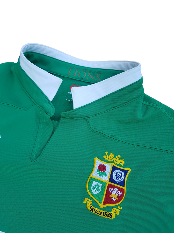 2017 Lions Rugby green Training Jersey. Vintage rugby jersey