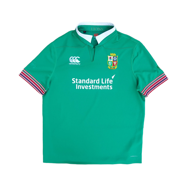 2017 Lions Rugby green Training Jersey. Vintage rugby jersey