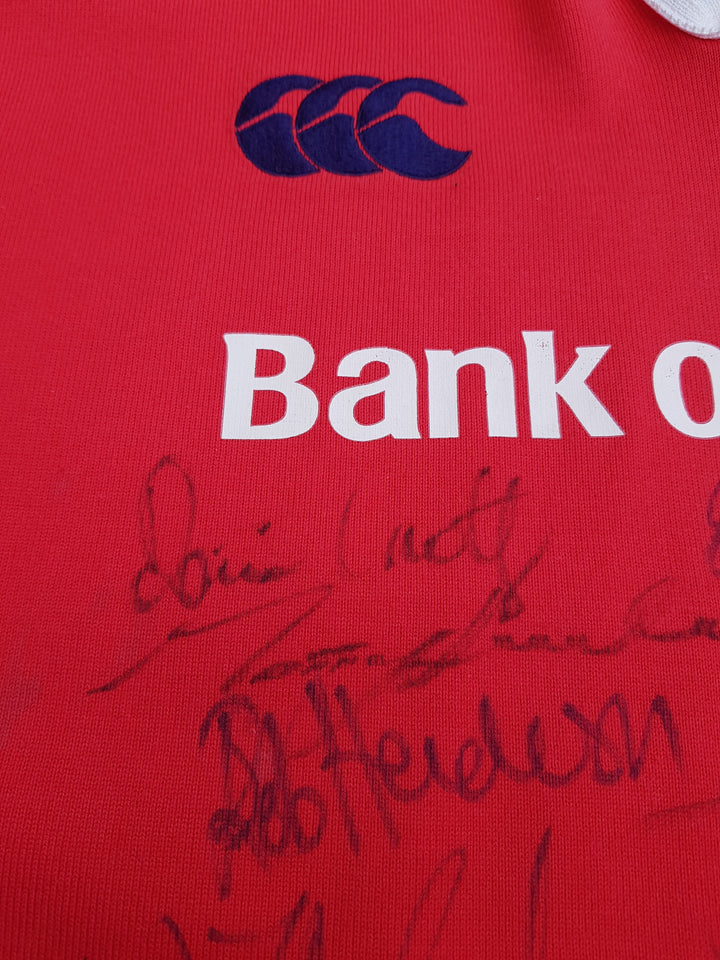 Munster Rugby Players' signatures